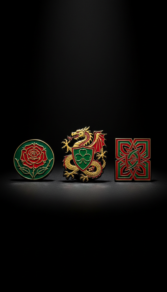 Jet Black Collector's Pin Set